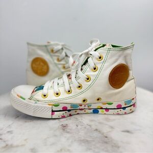 Converse Chuck Taylor Limited Edition Polka Dot Multi Color White Size 7